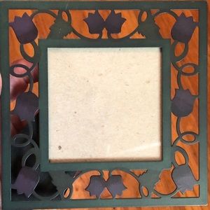 Tulip Metal Square Photo Frame